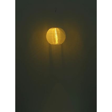 Globo - LED Pendellampa med solceller LED/0,5W/3V IP44 beige