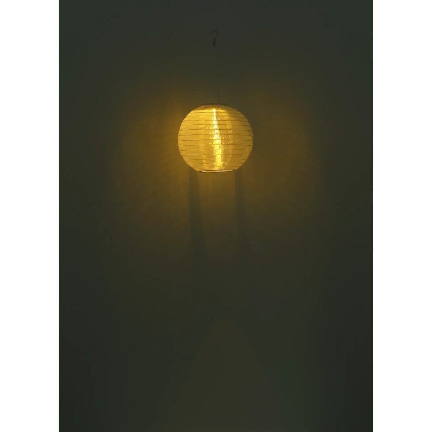 Globo - LED Pendellampa med solceller LED/0,5W/3V IP44 beige