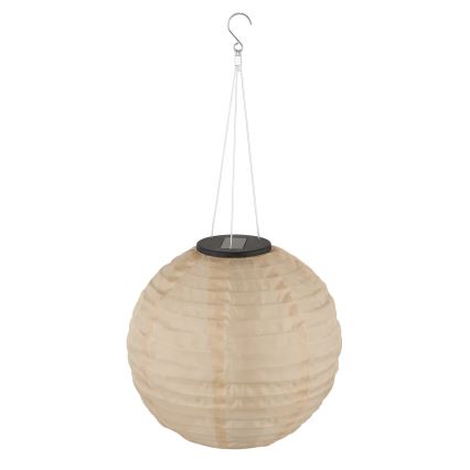 Globo - LED Pendellampa med solceller LED/0,5W/3V IP44 beige