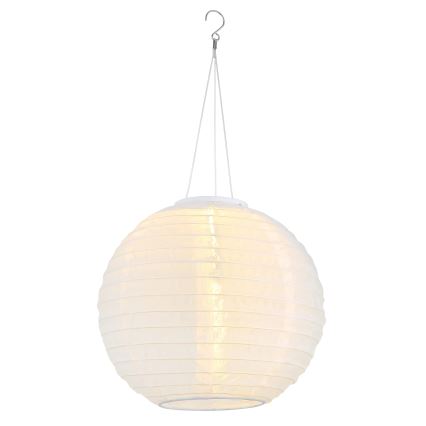 Globo - LED Pendellampa med solceller LED/0,5W/3V IP44 vit