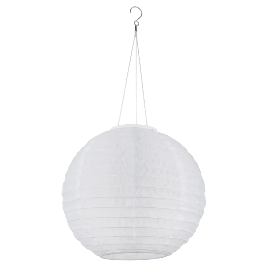 Globo - LED Pendellampa med solceller LED/0,5W/3V IP44 vit