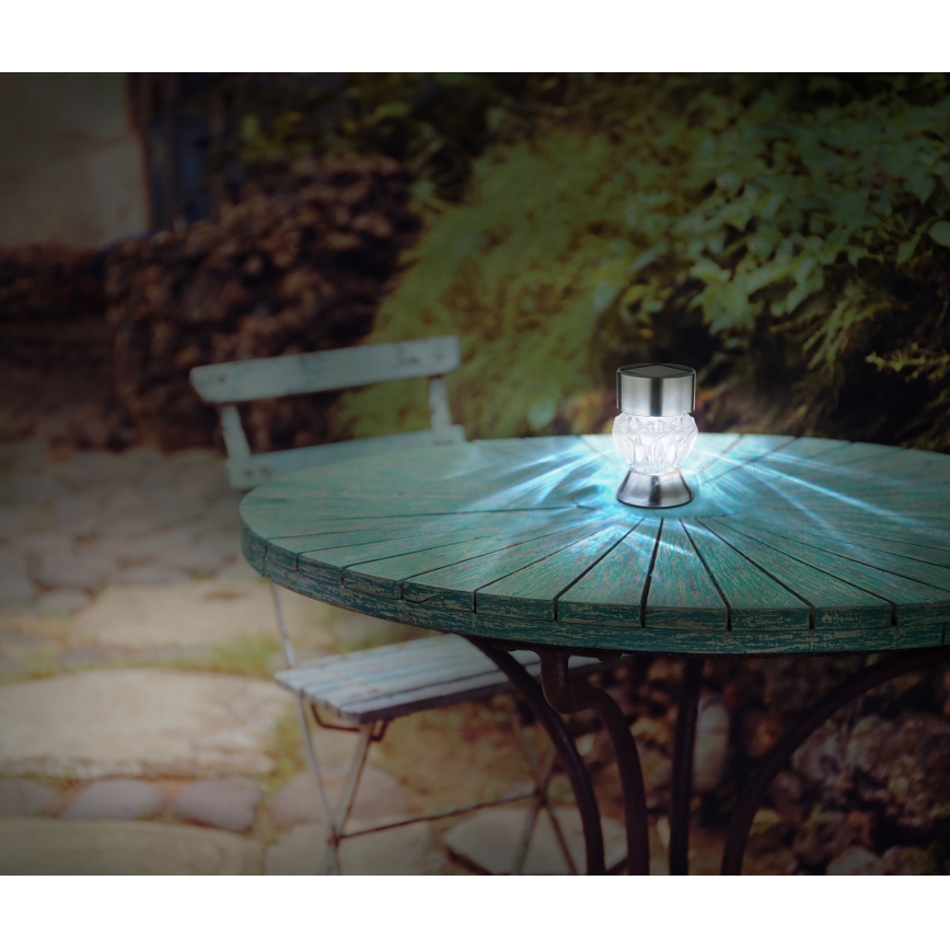 Globo - LED RGBW Solcellslampa 2i1 LED/0,06W/3V IP44