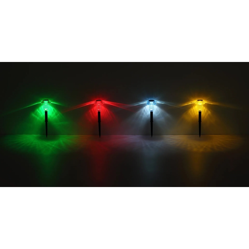Globo - KIT 4x LED RGB solcellsbelysning LED/0,05W/3V IP44