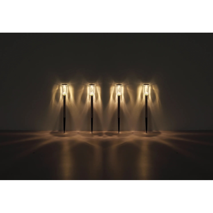 Globo - KIT 4x LED Solcellsbelysning LED/0,06W/1,2V IP44 100 mAh
