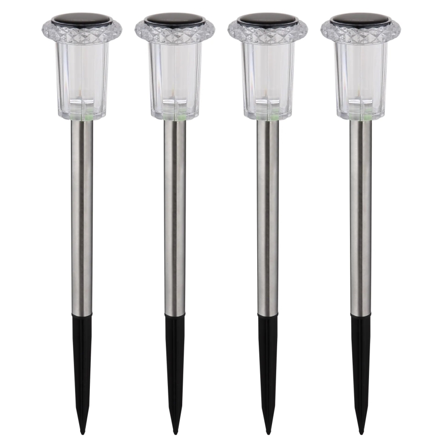 Globo - KIT 4x LED Solcellsbelysning LED/0,06W/1,2V IP44 100 mAh