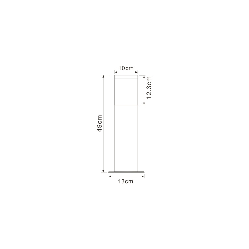 Globo 34019S1 - Utomhuslampa LALLI 1xE27/60W/230V IP44