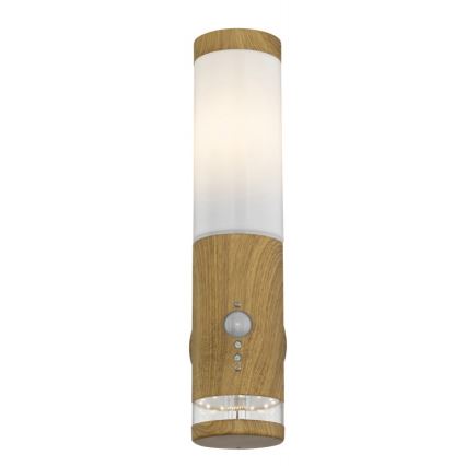 Globo - Utomhus vägglampa  med sensor  1xE27/15W/230V IP44