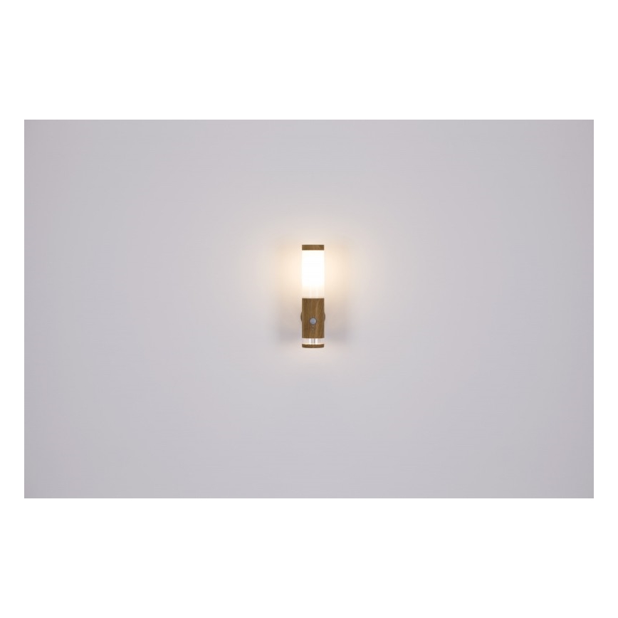 Globo - Utomhus vägglampa  med sensor  1xE27/15W/230V IP44