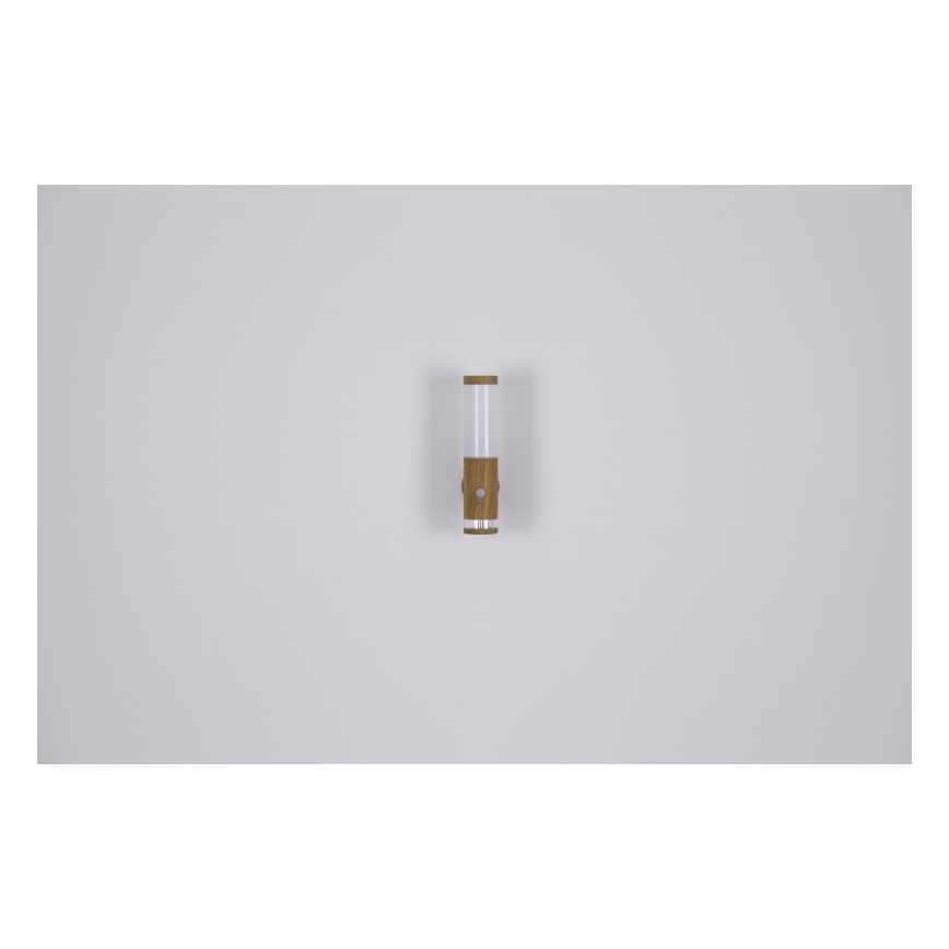 Globo - Utomhus vägglampa  med sensor  1xE27/15W/230V IP44
