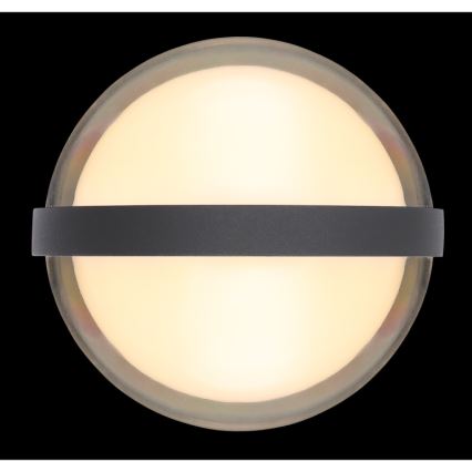 Globo - LED vägglampa för utomhusbruk LED/12W/230V IP54 svart