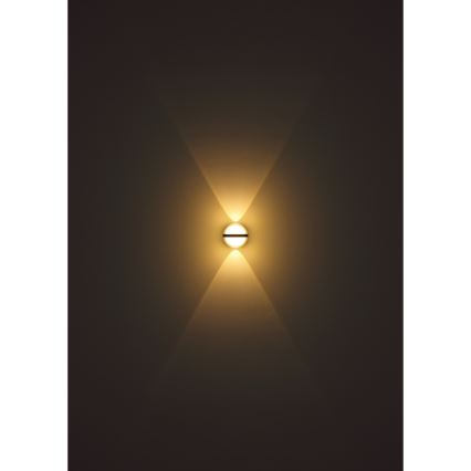 Globo - LED vägglampa för utomhusbruk LED/12W/230V IP54 svart