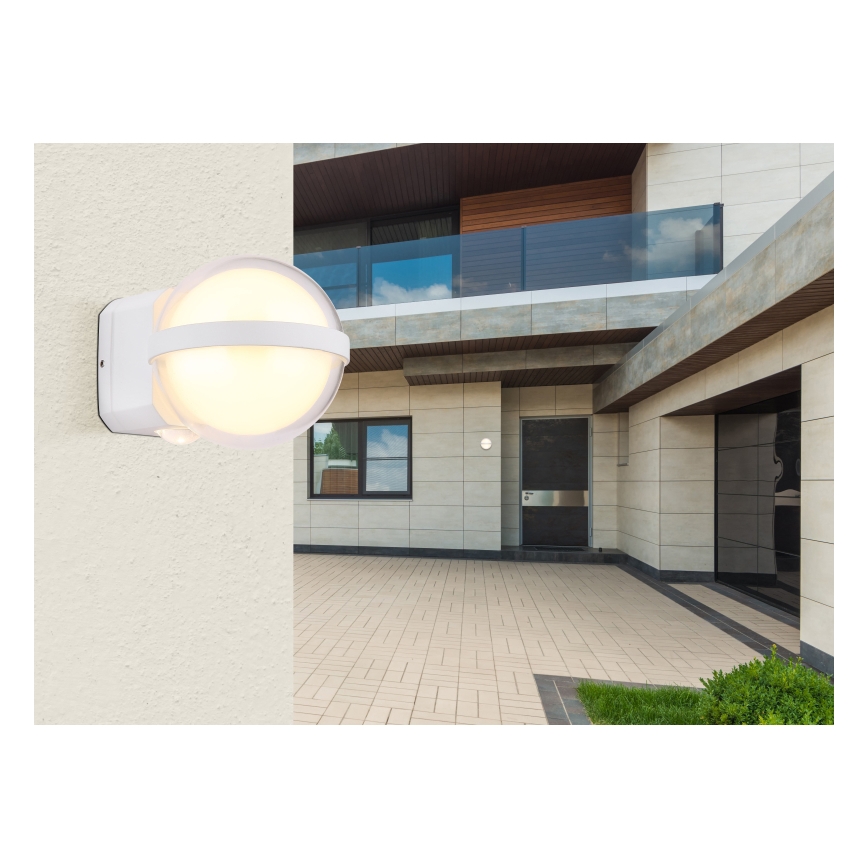 Globo - LED vägglampa för utomhusbruk LED/12W/230V IP54 vit