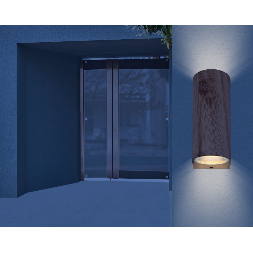 Globo - Vägglampa för utomhusbruk 2xGU10/35W/230V IP44