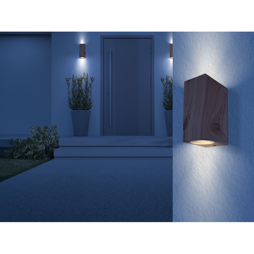 Globo - Vägglampa för utomhusbruk 2xGU10/35W/230V IP44