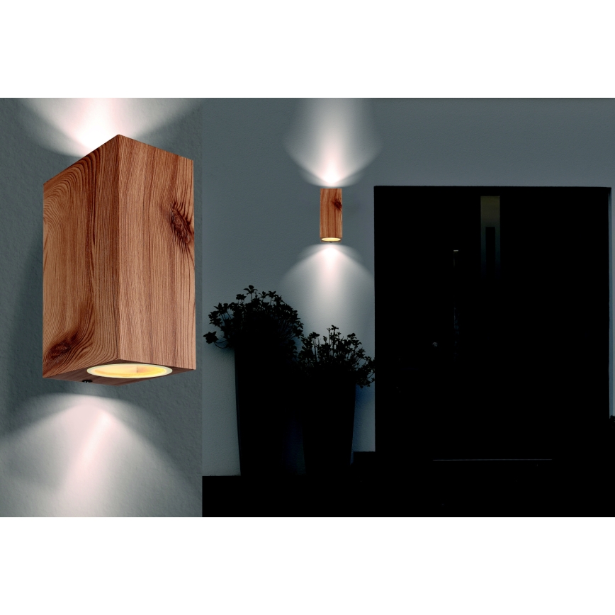 Globo - Vägglampa för utomhusbruk 2xGU10/35W/230V IP44