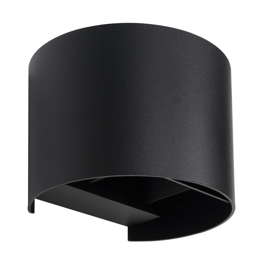 Globo - LED vägglampa för utomhusbruk 2xLED/3W/230V IP44 svart
