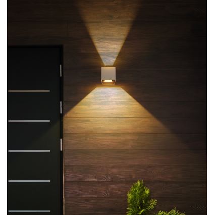 Globo - LED-vägglampa för utomhusbruk 2xLED/3W/230V IP54