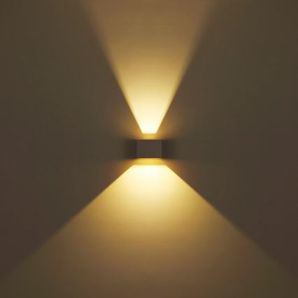 Globo - LED-vägglampa för utomhusbruk 2xLED/3W/230V IP54