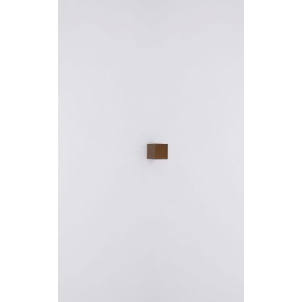 Globo - LED vägglampa för utomhusbruk 2xLED/3W/230V IP44 brun