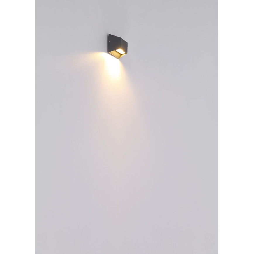 Globo - LED vägglampa för utomhusbruk LED/7W/230V IP54 antracit