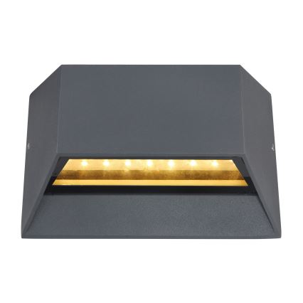 Globo - LED vägglampa för utomhusbruk LED/7W/230V IP54 antracit