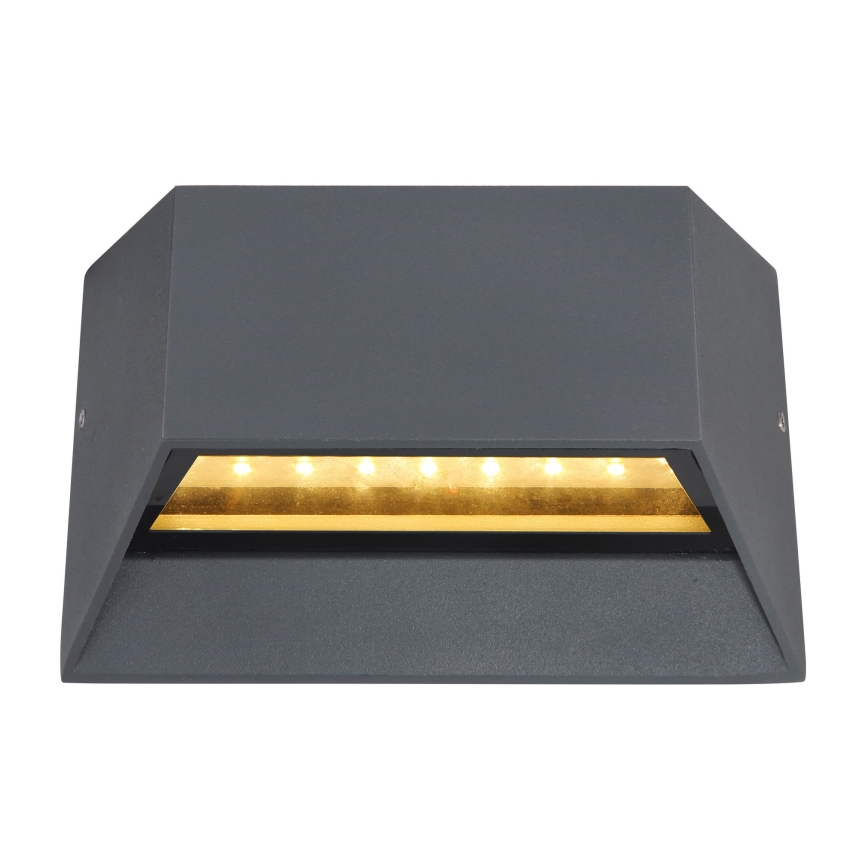 Globo - LED vägglampa för utomhusbruk LED/7W/230V IP54 antracit