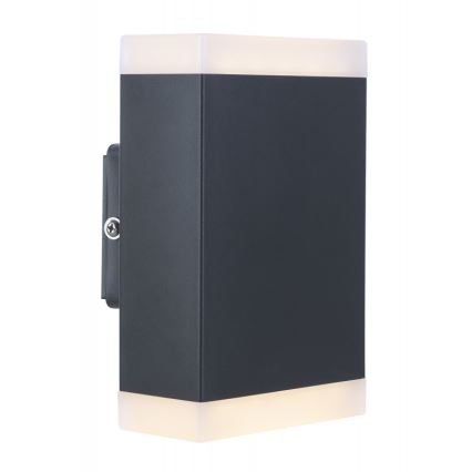 Globo 34186-2 - LED Utomhus Väggbelysning OSKARI LED/9W/230V IP44