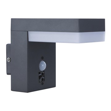 Globo 34186WS - LED Utomhusbelysning med sensor OSKARI LED/9,5W/230V IP44