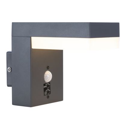 Globo 34186WS - LED Utomhusbelysning med sensor OSKARI LED/9,5W/230V IP44