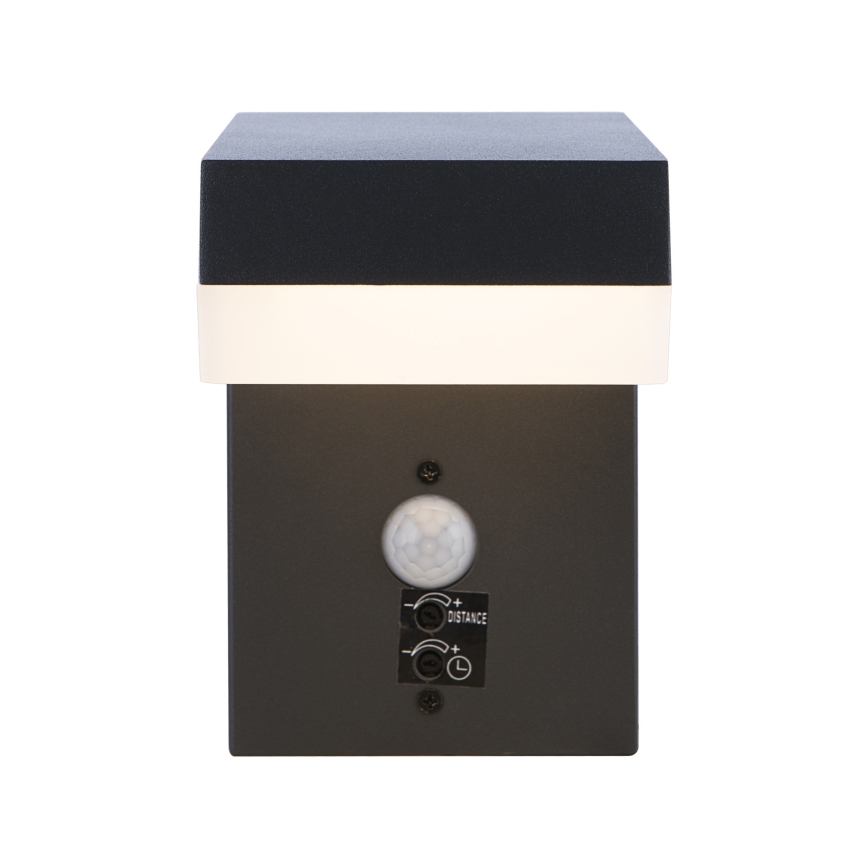 Globo 34186WS - LED Utomhusbelysning med sensor OSKARI LED/9,5W/230V IP44