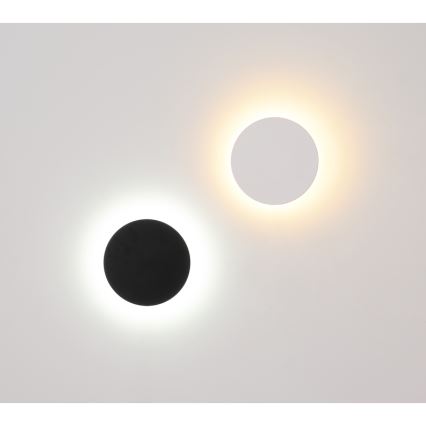Globo - LED vägglampa för utomhusbruk LED/15W/230V 3000/4000/6000K diameter 25,2 cm IP44 vit
