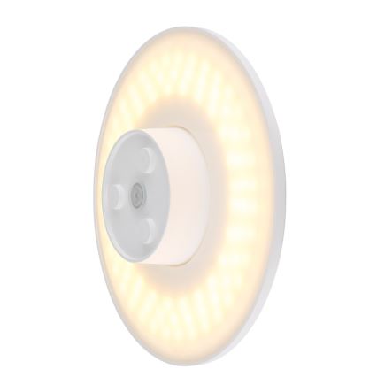 Globo - LED vägglampa för utomhusbruk LED/15W/230V 3000/4000/6000K diameter 25,2 cm IP44 vit