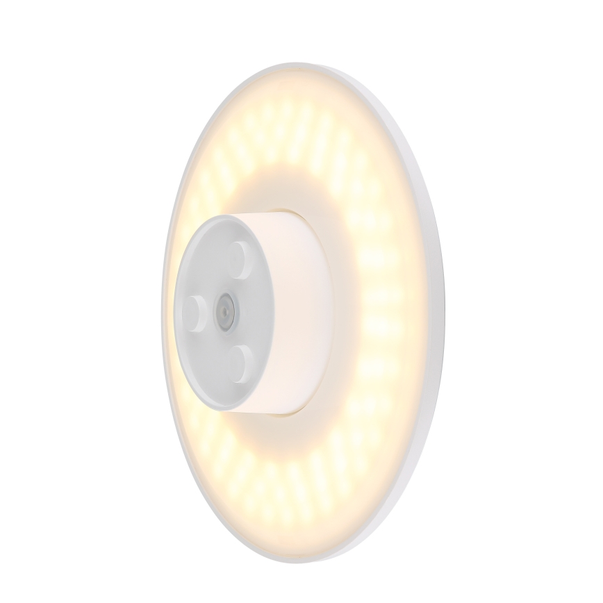 Globo - LED vägglampa för utomhusbruk LED/15W/230V 3000/4000/6000K diameter 25,2 cm IP44 vit
