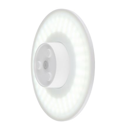 Globo - LED vägglampa för utomhusbruk LED/15W/230V 3000/4000/6000K diameter 25,2 cm IP44 vit