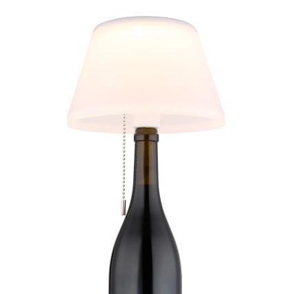 Globo - LED Solcellslampskärm av flaska 10xLED/1,5W/3V IP44