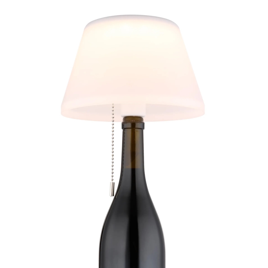 Globo - LED Solcellslampskärm av flaska 10xLED/1,5W/3V IP44