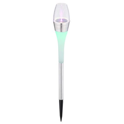 Globo - LED RGB Solcellslampa 2xLED/0,06W/3V IP44 400 mAh