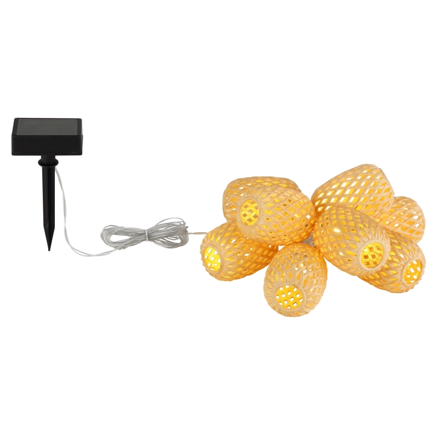 Globo - LED solcellsljusslinga LED/0,06W/3V 650 cm IP44