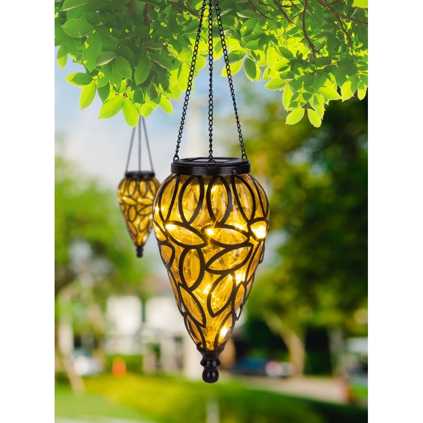 Globo - LED solcellsbelysning LED/0,9W/3,2V IP44 gul
