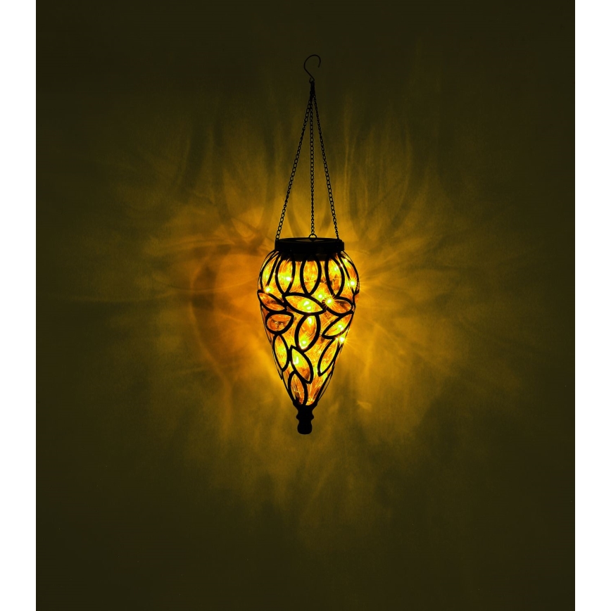 Globo - LED solcellsbelysning LED/0,9W/3,2V IP44 gul
