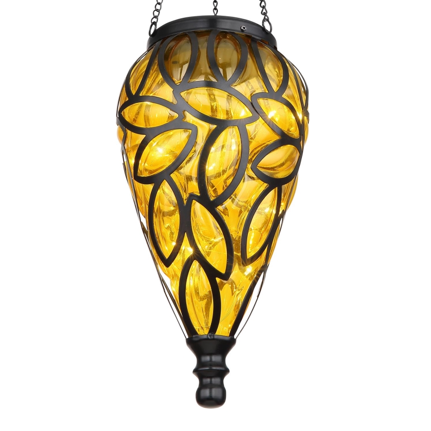 Globo - LED solcellsbelysning LED/0,9W/3,2V IP44 gul