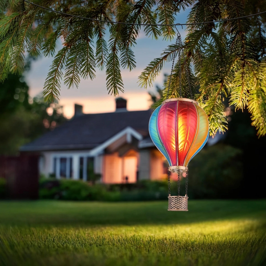 Globo - Hängande soldekoration 20xLED/0,5W/3V IP44 Flygande ballong