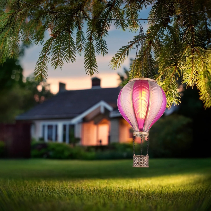 Globo - LED Hängande soldekoration 20xLED/0,5W/3V IP44 Flygande ballong