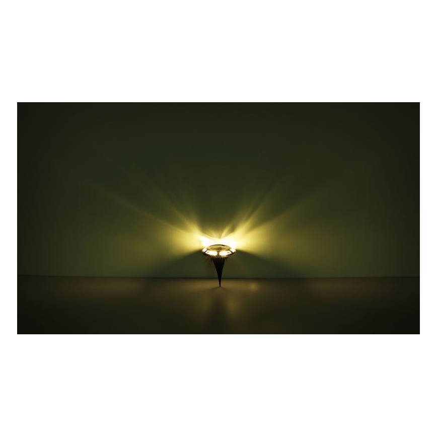 Globo - KIT 2x LED Solcellsbelysning LED/0,72W/3V 3200K IP44 300 mAh
