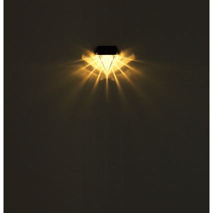 Globo - KIT 2x LED solcell väggbelysning LED/0,5W/3V IP44