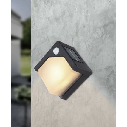 Globo - LED Solcellsbelysning med en sensor LED/0,48W/3V IP44 600 mAh