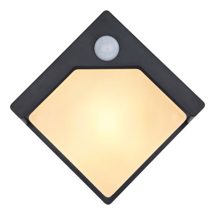 Globo - LED solcellslampa med sensor LED/0,48W/3V IP44 600 mAh