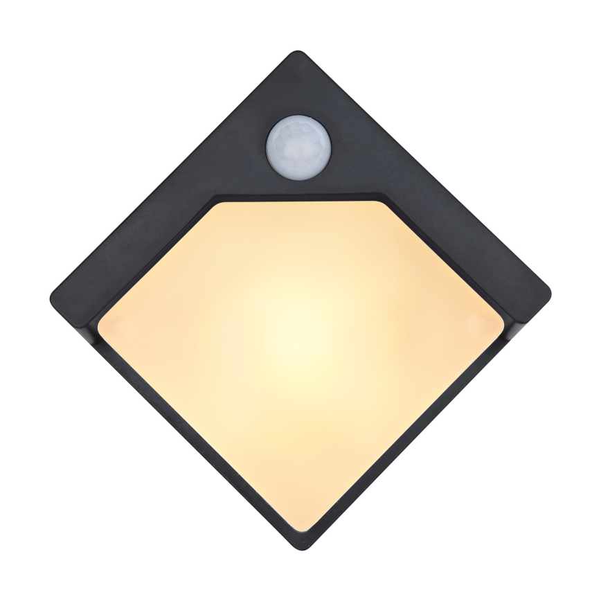 Globo - LED solcellslampa med sensor LED/0,48W/3V IP44 600 mAh