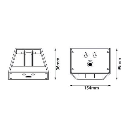 Globo - LED solcellsbelysning LED/6W/3,2V 3000K IP54
