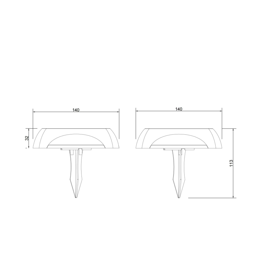 Globo - LED Solcellsbelysning LED/1,2W/3,7V IP65